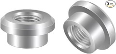 1/4 NPT Female Threaded Stepped Weld on Bung Fitting 2PCSSize: 1 Size: 1/4 NPT