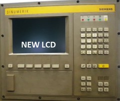 LCD monitor upgrade for HYUNDAI HITROL 840C / Siemens Sinumerik with Cable Kit