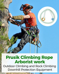 30KN Arborist Friction & Cambium Saver Loop, 12MM Polyester Anchor Cord