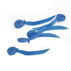 400x Disposable Dental Plastic Wedge With Hole All 4 Sizes Wave Shape Wedge BEA