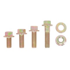 521PCS M6 M8 M10 Flange Bolts Assortment Kit 8.8 Grade Alloy Steel