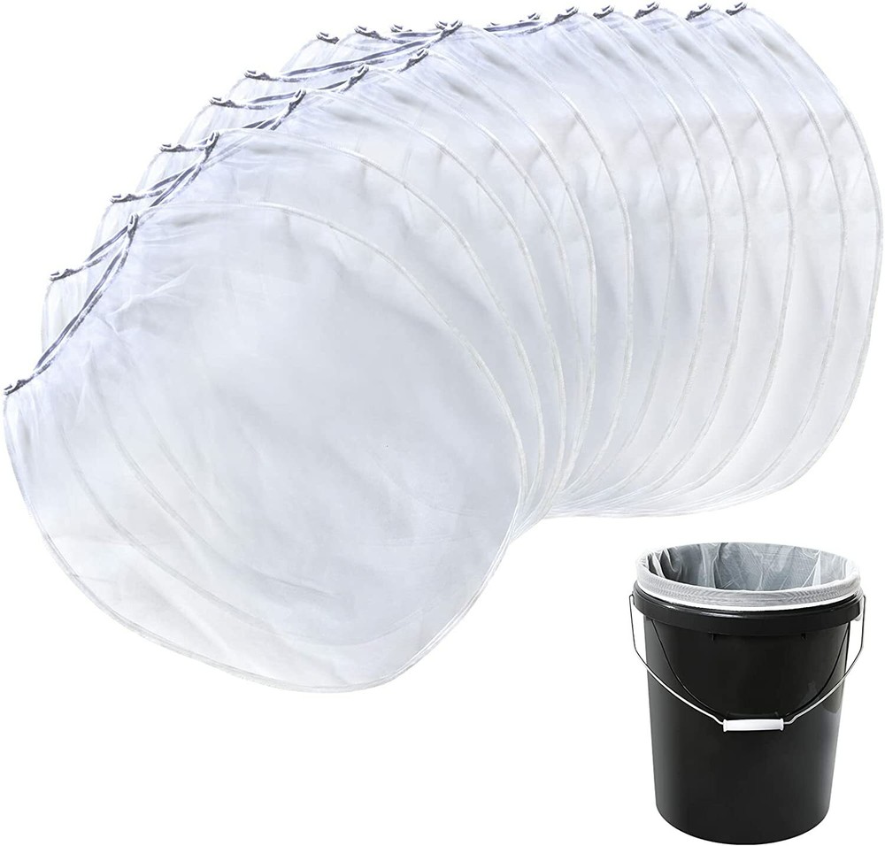 50 Pieces Paint Strainer Bags Include 50 Pieces 5 Gallon White Fine Mesh Filters