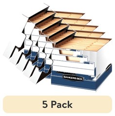 Bankers Box Stor/File Medium-Duty – Letter/Legal, White 3 Pk