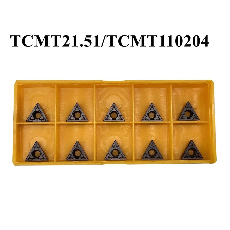 TCMT 21.51 TCMT 110204 VP15TF Carbide Inserts – 10 pcs