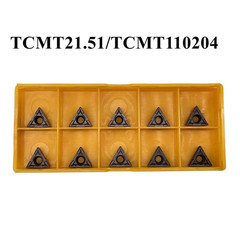 TCMT 21.51 TCMT 110204 VP15TF Carbide Inserts – 10 pcs