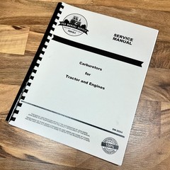 Service Manual fits John Deere Carburetor for 530 620 630 720 820 Series Tractor