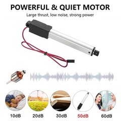 Electric Micro Linear Actuator 12V 1.2″ 2″ 3″ 4″ Stroke Fast Speed Up To 6inch/s