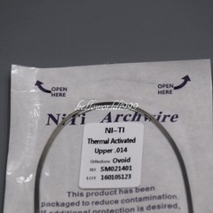1 Pack Dental Orthodontic Thermal Activated Niti Arch Wire Round Ovoid 014 Upper