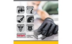 SAS Safety Raven Black Nitrile Exam Grade Gloves, 7 mil Thick, 1000/Cs