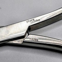 N5380 Storz Reiner Bane Rongeur 7 inches Curved Sigle Action 3×16 mm