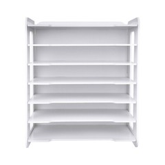 Horizontal Seven Layer File Organizer 7 Tier Tray Paper Sorter Holder Organizers