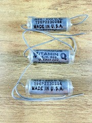 One Sprague Vitamin Q .022uF 200v NOS PIO 196P Tested Audio Guitar Tone Tube Cap