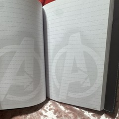 Marvel Avengers Black Cover Illustrated Journal Notebook, Lined Notebook Journal