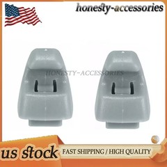 1Pair Gray Sunvisor Shade Support Clip For 2007-2014 Chevrolet Tahoe US