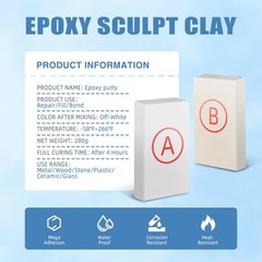 Epoxy Putty – 10oz/280g Fast Repair Plumber’s | High-Strength White