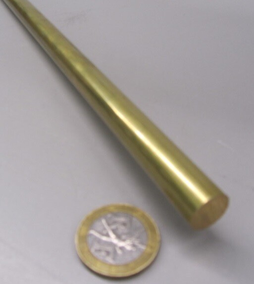 360 Brass Rod 1/2″ (.500″) Diameter x 12.0″ Length