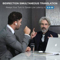 Timekettle WT2 Edge Translator Device-Bidirection Simultaneous Translation