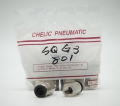 CHELIC SQG3 801 Ø08-1/8″ BSPT Female push to connector Fitting (10 PCS PER BAG)
