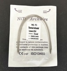 100 Packs Thermal Activated Niti Arch Wire Round Bows Ovoid Form Size For Chose