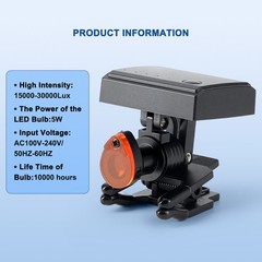 Dental 4.0 X Magnification Binocular Medical Ergo Loupes 5W LED Head Light