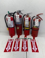 Fire Extinguisher – 10Lb ABC Fire Extinguisher – Lot of 4
