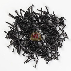 Phillips Truss Head Black Sheet Metal Self Tapping Screw 18-8 #8 x 1” Qty 500