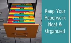 Alphabetical File Organizer, 25 Alphabet Dividers with Tabs for File Cabinet and