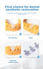 5Pcs/box Dental Emax CAD Lithium Disilicate C14 HT Glass Ceramic CEREC Block Lab
