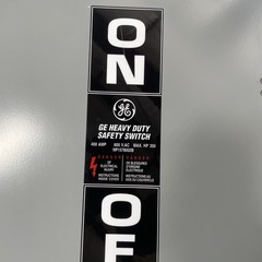General Electric TH3365 400 Amp 600V Fused Disconnect Safety Switch