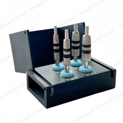 1Kit Dental Bone Track Drill Kit JD Guided Neck Correction Drills Diamond Cut