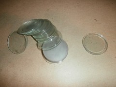 28 Welding Brazing Goggle 2″ Round Clear Glass Lens Lot
