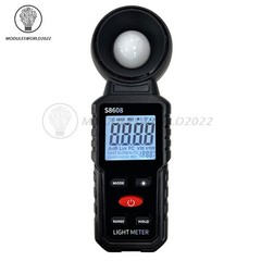 S8608 LCD Light Meter Digital Illuminance Meter Luxmeter Photometer 200000Lux