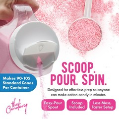 The Candery Cotton Candy Floss Sugar 3Pack Includes 100 Premium Cones 3Pack 4…