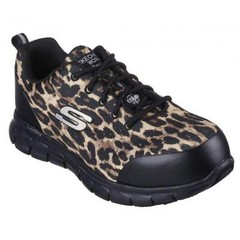 Skechers Women’s 108083 Sure Track Saivy Safety Toe Metal Free Work Shoes-WIDE