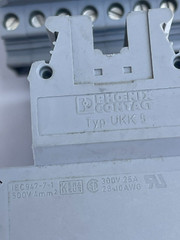 Phoenix Contact Typ UKK 5/ and UK 10- Terminal Blocks Clamp, Grey (Lot of 114)