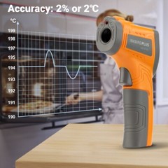 LCD Infrared Thermometer Temperature Gun Laser IR Cooking Oven Pizza -50°C-550°C