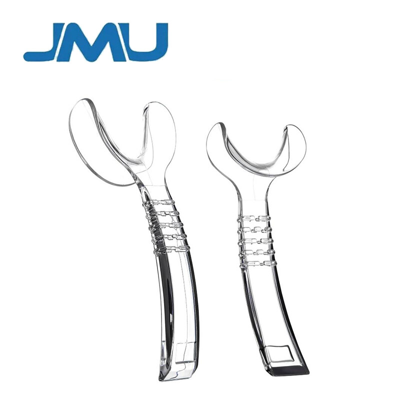 JMU Dental Intraoral Cheek Lip Retractor Mouth Opener T-Shape Clear Autoclavable