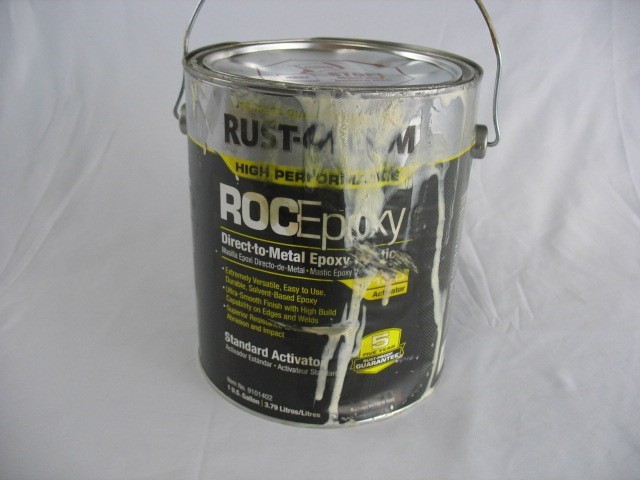 RUST-OLEUM 9100 Standard Epoxy Coating Activator DTM Epoxy 1 Gal 9101402 -DENTED