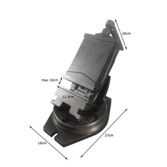 5 inch Tilting and Swiveling Milling Vise Milling Machine Vise with Base Bench