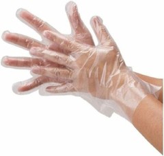 300 Clear Polyethylene Gloves Size XL Powder Free & Latex Free 1 Mil Disposable
