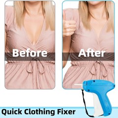 Fine Stitch Gun Mini Kit for Clothes, Quick Clothing Fixer s, Blue