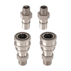 Hydraulic Quick Coupler Set for AGT Chinese Mini Excavators M14-M16 w/ Valve