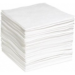 Spilltech Wp200s Sorbents, 35 Gal, 15 In X 19 In, Oil, White, Polypropylene