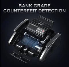 Contadora de Billetes con Conteo de Valor para USD y EUR, Detección de Billetes