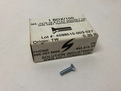M4-.7×16 10.9 Flat Head Socket Screw DIN 7991 BOX OF 100
