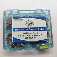 10Boxes Dental Buccal Tubes 1st Roth 022 U1/L1 Mesh Base With Mark 50sets/box