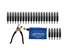 25 each CHD 3/32 Heavy Duty Cleco Fasteners (Made in USA) & Pouch w/ Pliers