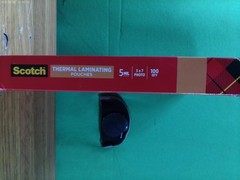 Scotch Thermal Laminating Pouches 5×7-inch, 5 Mil., Clear 100/PK