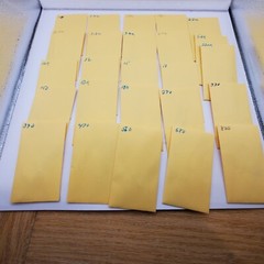 Various Values 1/2 W Vintage Resistors lot of 25 – 5 of each value – 125 Total