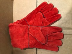 TASK master LEATHER FIREPLACE/WELDING GLOVES PROFESSIONAL’S CHOICE NEW